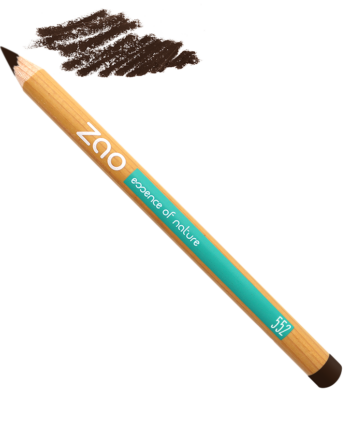 552 Dark Brown Zao Økologisk Eyeliner & Multi Purpose Pencil - Zao Eyeliner  - 3700756605524