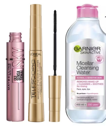 Sort Luxplus Maybelline Sky High Mascara Very Black & Oral Paris Telescopic Mascara Black Garnier Skin Active Micellar Normal & Sensitive Skin 400 - Luxplus Mascara  - 0000030166967