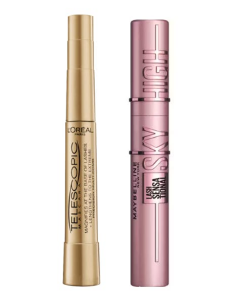 Sort Luxplus & Oreal Telescopic Mascara Black & Maybelline Lash Sensational Sky High Mascara Very Black - Luxplus Mascara  - 3600520881799