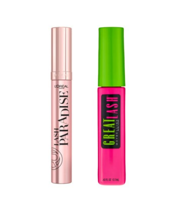 Sort Luxplus & Oreal Paradise Mascara Black & Maybelline Great Lash Mascara Very Black Stk - Luxplus Mascara  - 3600523503285